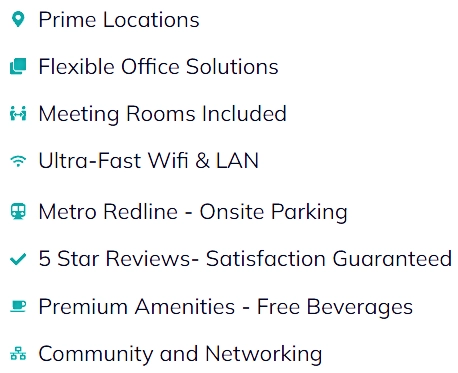Turnkey, Furnished Private Office Space for businesses of all size. The most convenient locations in DC, easy Metro access and parking Premium Amenities. Fitness Studio, Roof-top Lounge, Ultra-fast Wifi, Free Coffee and More... Flexible Lease Terms -Your Office Your Way