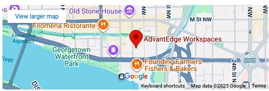 Google Map of 1025 Jefferson Street Georgetown, DC